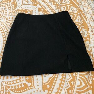 SHEIN black mini skirt
